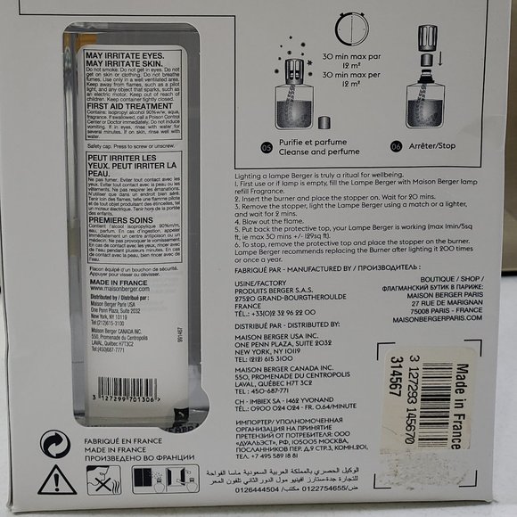 Maison Berger Paris Lamp with Summer Night Refill Diffuser all in box - Picture 5 of 13